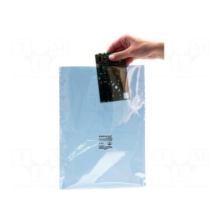 Protection bag | ESD | L: 127mm | W: 76mm | Thk: 76um | <100GΩ