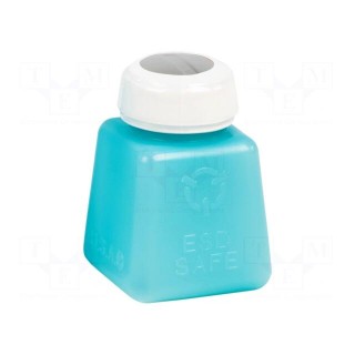 Tool: dosing bottles | blue (bright) | polyetylene | 110ml | ESD