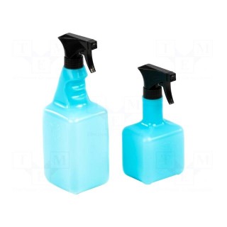 Tool: dosing bottles | blue (bright) | polyetylene | 450ml | ESD