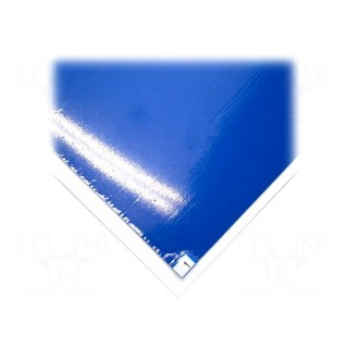 OSH: contamination control mat | Thk: 6.5mm | blue | W: 0.65m | L: 0.8m