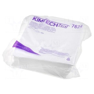 Cleaning cloth: cloth | dry | 35pcs | Features: low dusting | white