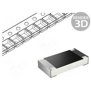 Resistor: metal glaze | SMD | 1206 | 470mΩ | 0.25W | ±5% | 200ppm/°C