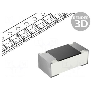 Resistor: thick film; SMD; 0402; 332kΩ; 63mW; ±1%; -55÷155°C