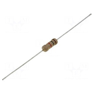 Resistor: carbon film | THT | 6.8kΩ | 2W | ±5% | Ø4.2x11mm | axial