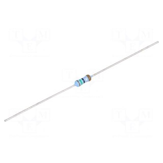 Resistor: thin film | THT | 1.5Ω | 600mW | ±1% | Ø2.5x6.5mm | 50ppm/°C