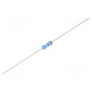 Resistor: thin film | THT | 191kΩ | 600mW | ±1% | Ø2.5x6.5mm | 50ppm/°C