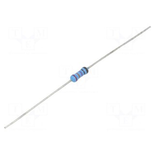 Resistor: thin film | THT | 2.37kΩ | 600mW | ±1% | Ø2.5x6.5mm | 50ppm/°C