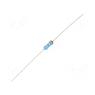 Resistor: thin film | THT | 464kΩ | 600mW | ±1% | Ø2.5x6.5mm | 50ppm/°C