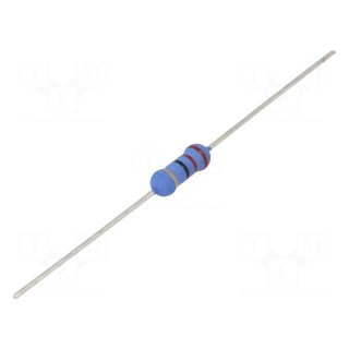 Resistor: metal oxide | 22Ω | 1W | ±5% | Ø3.5x10mm | -55÷155°C