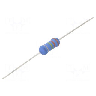 Resistor: metal oxide | 330kΩ | 2W | ±5% | Ø5x12mm | -55÷155°C