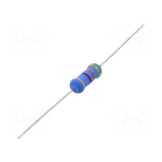 Resistor: metal oxide | 4.3kΩ | 2W | ±5% | Ø5x12mm | -55÷155°C
