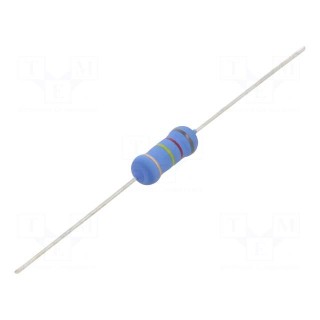Resistor: metal oxide | 820kΩ | 2W | ±5% | Ø5x12mm | -55÷155°C