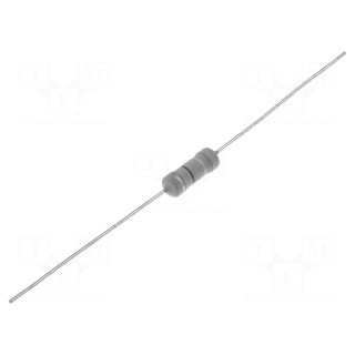 Resistor: metal oxide | THT | 1.5kΩ | 2W | ±5% | Ø4.2x11mm | axial