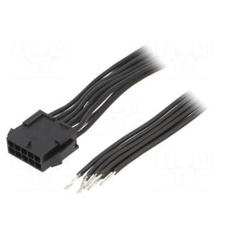 Cable | Micro-Fit 3.0 | male,cables | PIN: 10 | 0.4m | 4A | TLYp | 0.35mm2