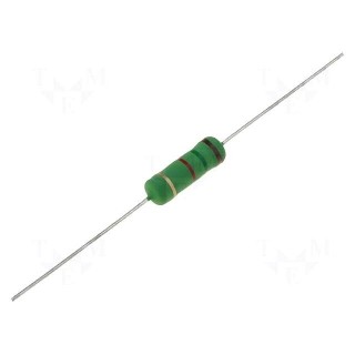 Resistor: wire-wound | high voltage | THT | 20Ω | 2W | ±5% | Ø5.5x16mm