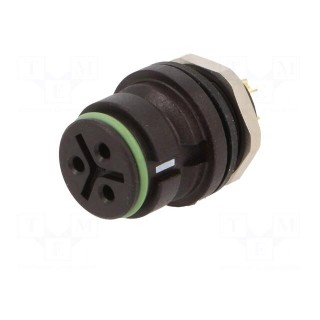 Connector: circular | 720 | 250V | PIN: 3 | socket | female | soldering