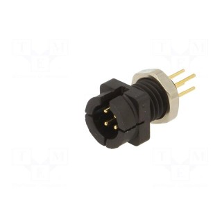 Connector: circular | 709,719 | 60V | PIN: 4 | socket | male | THT | 3A | IP40