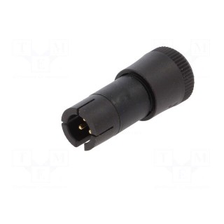 Plug | Connector: circular | 719 | male | PIN: 3 | unshielded | 3A | IP40