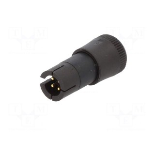 Connector: circular | plug | 719 | male | PIN: 4 | unshielded | 3A | IP40