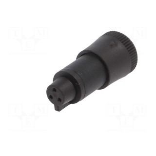 Plug | Connector: F | 719 | female | PIN: 3 | unshielded | gold-plated | 3A