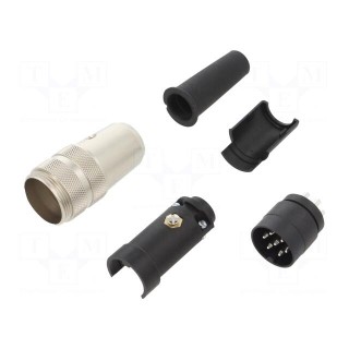 Connector: M16 | plug | 680 | male | PIN: 7 | unshielded | silver plated