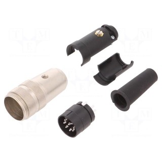 Connector: M16 | plug | 680 | male | PIN: 8 | unshielded | silver plated