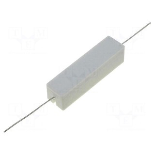 Resistor: wire-wound | cement | THT | 4.7Ω | 15W | ±5% | 48x13x13mm