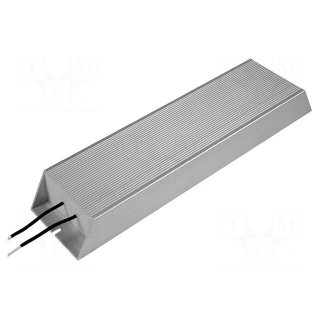 Resistor: wire-wound | with heatsink | 22Ω | 1000W | ±5% | 400x100x50mm