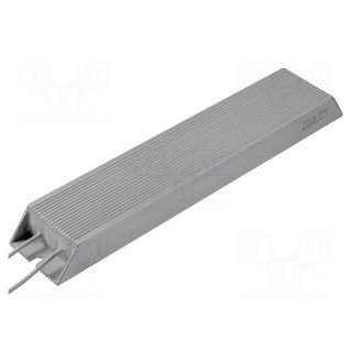 Resistor: wire-wound | with heatsink | 1Ω | 600W | ±5% | 30x60x335mm