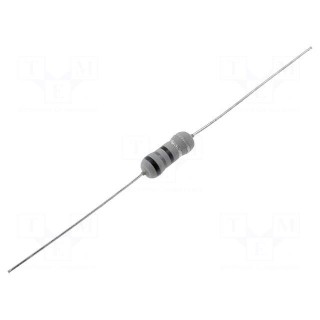 Resistor: metal film | fusible | THT | 560mΩ | 1W | ±10% | Ø3.5x10mm