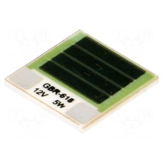 Resistor: thick film | heating | glued | 28.8Ω | 5W | 12.7x12.7x1mm