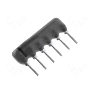 Resistor network: X | THT | 10kΩ | ±2% | 0.125W | No.of resistors: 5