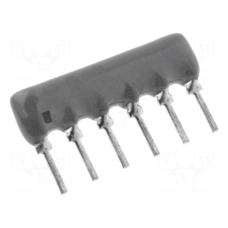 Resistor network: Y | 10kΩ | No.of resistors: 3 | THT | 0.125W | ±2%