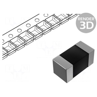 Inductor: ferrite | SMD | 1210 | 22uH | 140mA | 2.65Ω | Q: 27 | 16MHz | ±10%