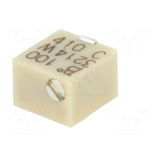 Potentiometer: mounting | vertical,multiturn | 10Ω | 250mW | SMD | ±10%