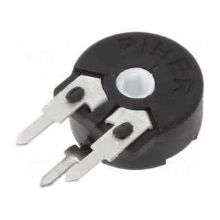 Potentiometer: mounting | vertical | 100Ω | 150mW | ±20% | linear
