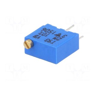 Potentiometer: mounting | multiturn | 2MΩ | 500mW | THT | ±10% | linear
