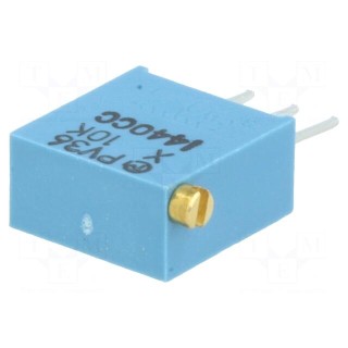Potentiometer: mounting | vertical | 10kΩ | 500mW | THT | ±10% | linear
