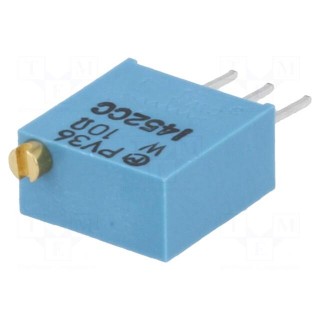 Potentiometer: mounting | vertical | 10Ω | 500mW | THT | ±10% | linear