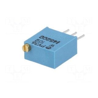 Potentiometer: mounting | vertical | 10Ω | 500mW | THT | ±10% | linear