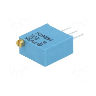 Potentiometer: mounting | vertical | 20kΩ | 500mW | THT | ±10% | linear