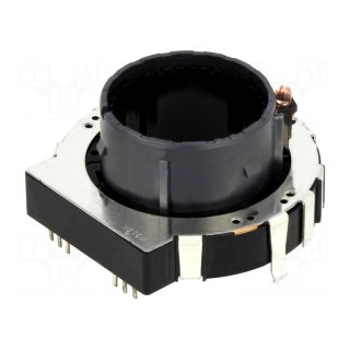Potentiometer: mounting | single turn | 5kΩ | 50mW | for PCB | Steps: 7