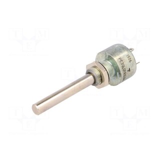 Potentiometer: shaft | single turn | 10kΩ | 3W | ±20% | 6mm | linear | 38mm
