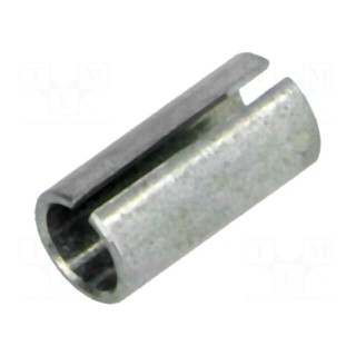 Adapter | nickel plated steel | Øshaft: 3mm | silver | Shaft: smooth