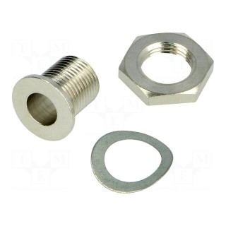 Adjusting element | nickel plated steel | Øshaft: 6mm | silver