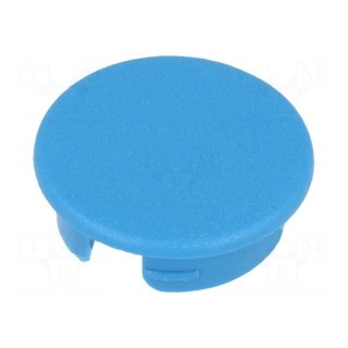 Cap | ABS | blue | push-in | Application: A2520,A2620 | Shape: round