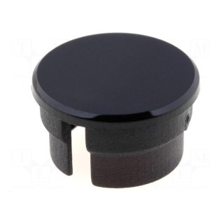 Cap | polyamide | black | 15mm | -20÷70°C | Application: G15