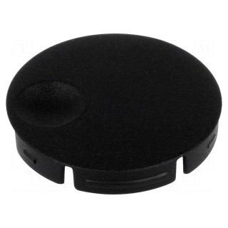 Cap | polyamide | black | push-in | Application: A3040,A3140