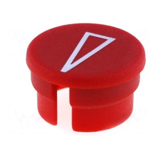 Cap | polyamide | red | 15mm | G15