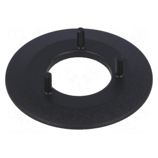 Collar | ABS | black | push-in | Application: A2531,A2631 | 40mm